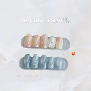 ネイル 🩰ミキ/韓国♡ 大人girlyネイルのネイルデザイン