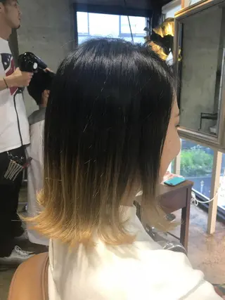 ミディアム カラー パーマ ヘアアレンジ メンズ キッズ ネイル マツエク・マツパ サロンドミルク 渋谷高比良のヘアスタイル