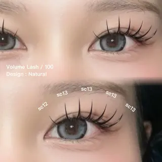 マツエク・マツパ 🎀Moa🎀 【束感まつ毛】のマツエク・マツパデザイン
