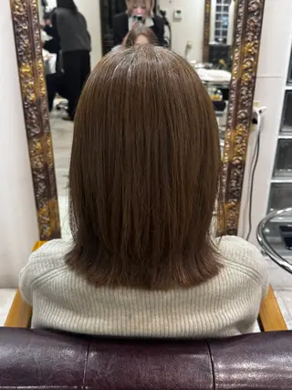 ミディアム 佐藤 凜のヘアスタイル