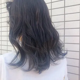 ミディアム カラー 自宅での再現性👌 溝の口/中裕樹のヘアスタイル