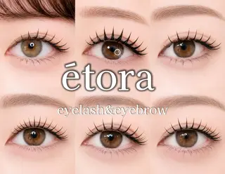 マツエク・マツパ étora 恵比寿店のマツエク・マツパデザイン