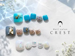 ネイル CREST(天王寺) 吉美 yoshimiのネイルデザイン