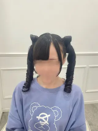ロング 中村 心のヘアスタイル