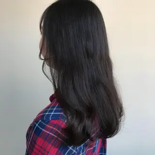 ミディアム カラー ヘアアレンジ 【体験】韓国 メイク&ヘア天神のヘアスタイル