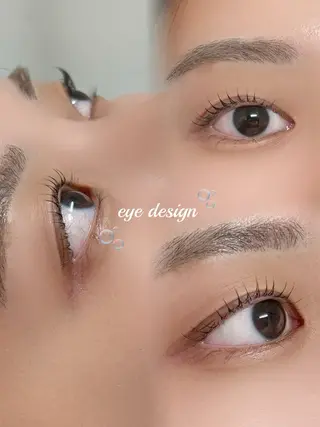 マツエク・マツパ 似合わせ眉🐬 airi.fのマツエク・マツパデザイン