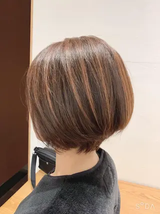 ミディアム 🍀小顔ショート🍀 有賀祐貴のヘアスタイル
