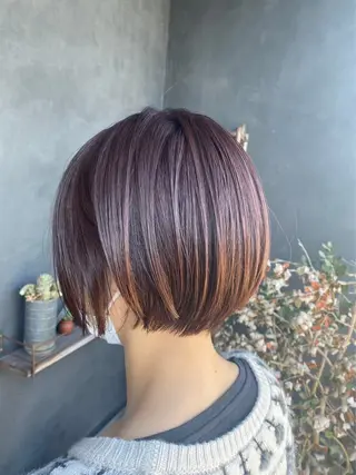 ショート 鈴木 未歩のヘアスタイル