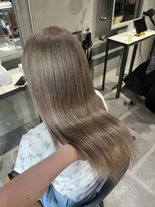 ロング カラー 透明感♥韓国ヘア HINAのヘアスタイル