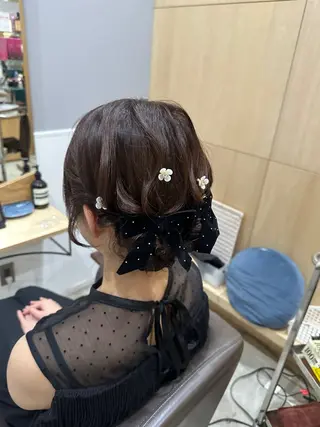 ミディアム miloc MOMOKAのヘアスタイル