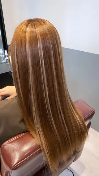 ロング 【育休中】EARTH 荒井店HARUNAのヘアスタイル