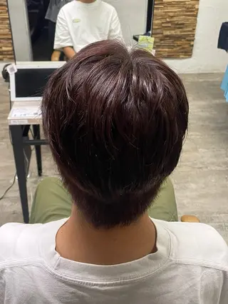 カラー メンズ メイク指名NO1りこ カットモデル募集中のヘアスタイル