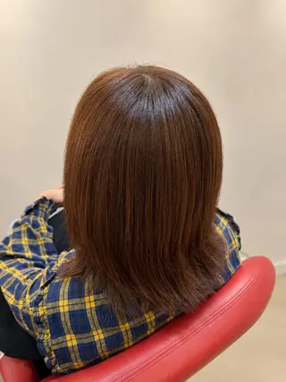 ミディアム カラー 田中 翔大のヘアスタイル