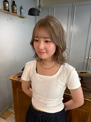 ミディアム カラー 🤩噂のMr.髪ポジ ティブ®️yu🤩のヘアスタイル