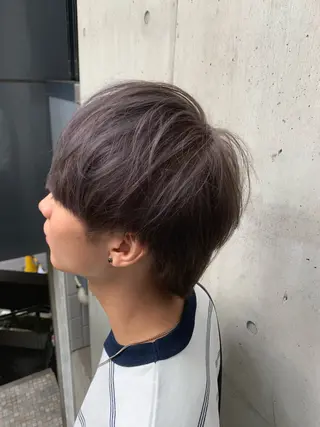 カラー メンズ 河野 悠のヘアスタイル