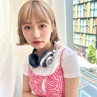 ミディアム カラー レイヤー専門家 ダブルカラー修のヘアスタイル