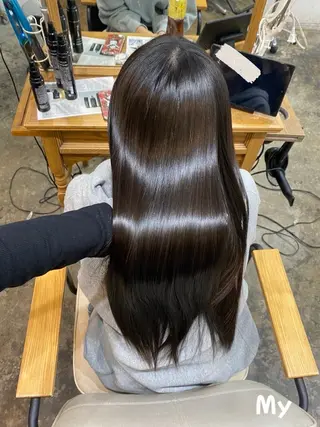 ロング パーマ LIV My【マイ】 髪質改善/箕面のヘアスタイル