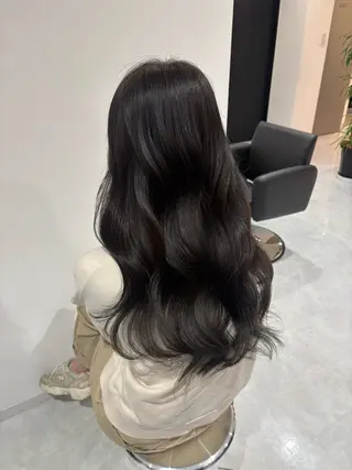 ロング カラー レイヤーカット🎀× 韓国風🇰🇷正源のヘアスタイル