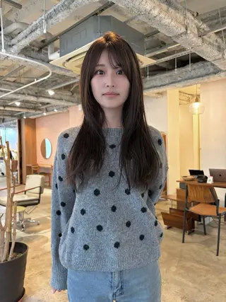 ロング カラー yu maのヘアスタイル