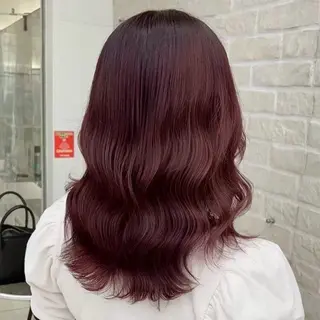 ロング カラー 縮毛矯正/ワンカラー モデル募集🫧田村のヘアスタイル