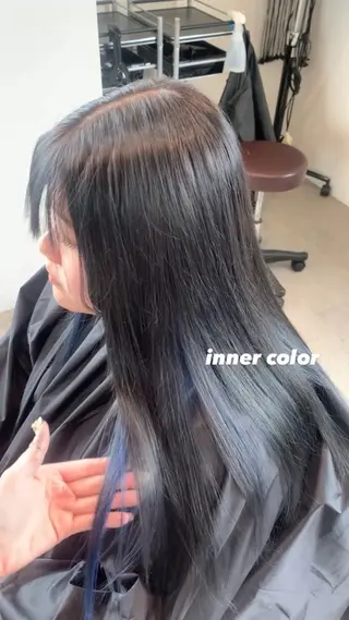 ロング カラー Agu peachのヘアスタイル