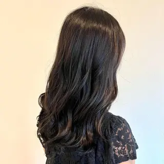 セミロング カラー LINKLINK Honokaのヘアスタイル