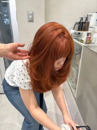 セミロング Yuta✂︎ 韓国レイヤー🪽のヘアスタイル