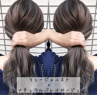 ロング カラー テトネ タカシのヘアスタイル