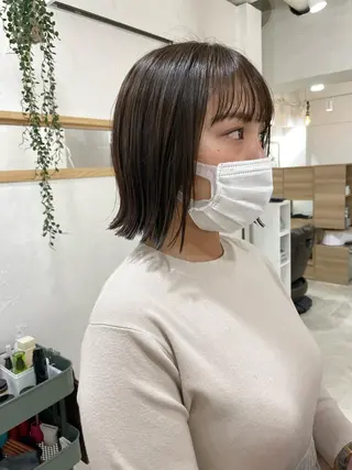 ミディアム 髪質改善 縮毛矯正/ レイヤー/銀座/本木のヘアスタイル