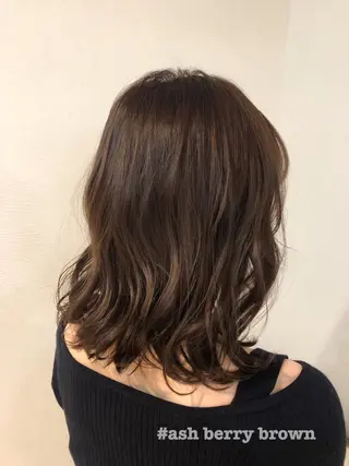 ミディアム カラー 🤍中野 レオ🤍のヘアスタイル