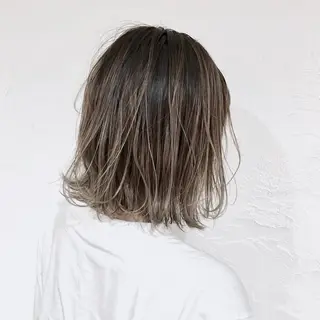 ミディアム カラー クドウレイ fifth神南のヘアスタイル