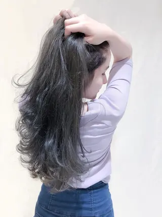 ロング カット無料/髪質改善 髪質根本改善/艶髪のヘアスタイル