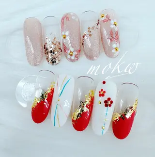 ネイル 胡蝶蘭レディースサロ ンNailMOKAのネイルデザイン