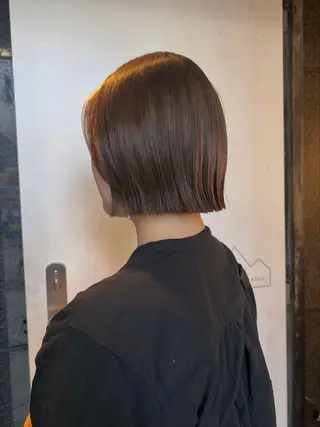 ミディアム カラー ブラウンカラー 🦔🪷なりたりみのヘアスタイル
