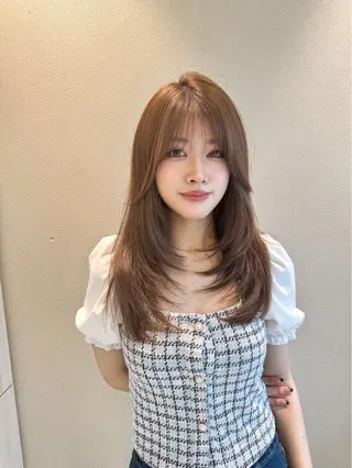 ロング 岩崎 太陽のヘアスタイル