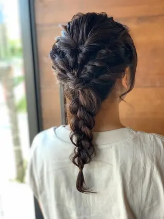 ロング ヘアアレンジ IORI #韓国ヘア#髪質改善のヘアスタイル