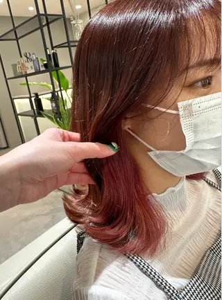 カラー 渡辺 麻衣のヘアスタイル