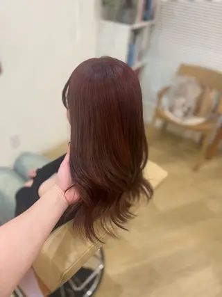 ミディアム カラー 城戸美容堂‪✿ ほのかのヘアスタイル