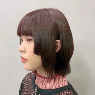 ミディアム カラー TheEct🫧ca now SUZUNOのヘアスタイル