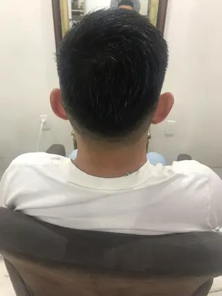 ショート メンズ メンズ縮毛矯正 細谷碧海のヘアスタイル