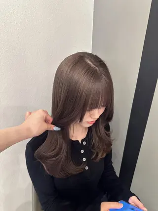 セミロング 透明感カラー/レイ ヤーカット/KaHoのヘアスタイル