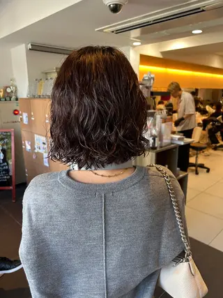 パーマ 🌻ロングパーマ/透 明感カラー矢木🌻のヘアスタイル