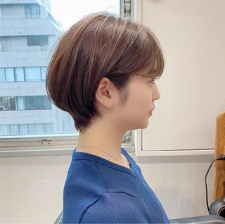 ショート カラー 👑ボブはお任せ ミヤノ👑のヘアスタイル