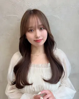 ロング 🧡くびれヘア/前髪 顔周り🧡久原結衣のヘアスタイル