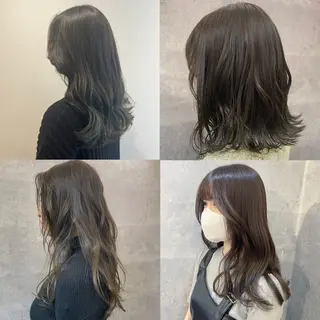 ロング カラー 𝑺𝒂𝒌𝒊 🩶マンツーマン施術のヘアスタイル