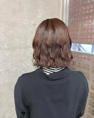 ショート パーマ ボブパーマコテ巻き風 パーマNo1深江秀平のヘアスタイル