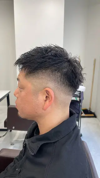 ショート パーマ メンズ メンズ特化AMITY SHINGOのヘアスタイル