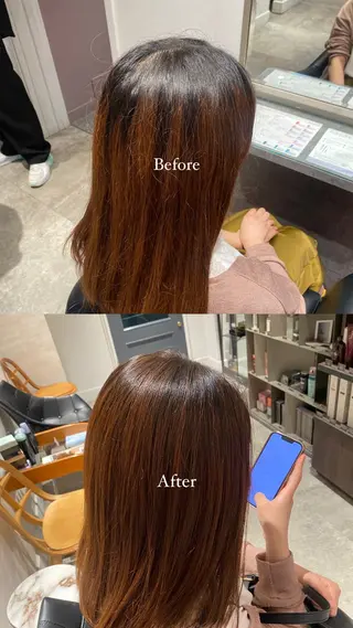 セミロング 🫧Miyu カットモデル募集🫧のヘアスタイル