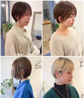 ショート カラー 吉祥寺小顔×ショート 🍋宮本大輔🍋のヘアスタイル