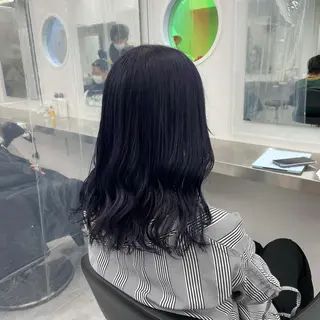 ミディアム カラー 縮毛矯正WATARU 髪質改善 レイヤーのヘアスタイル